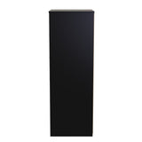 New York 5 Drawer Tall Bedside Table with Gold Handles