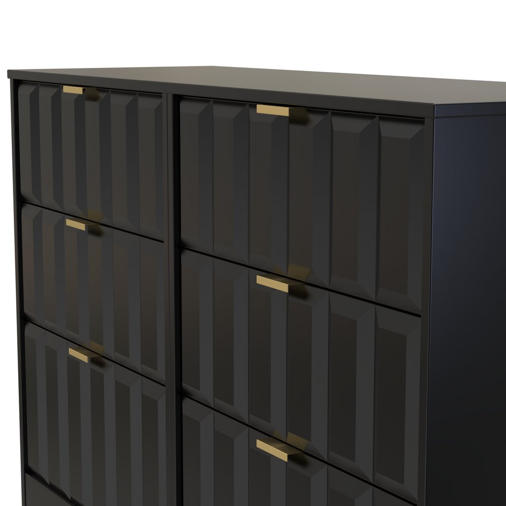 New York 6 Drawer Midi Chest with Gold Handles