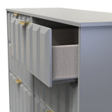 New York 6 Drawer Midi Chest with Gold Handles