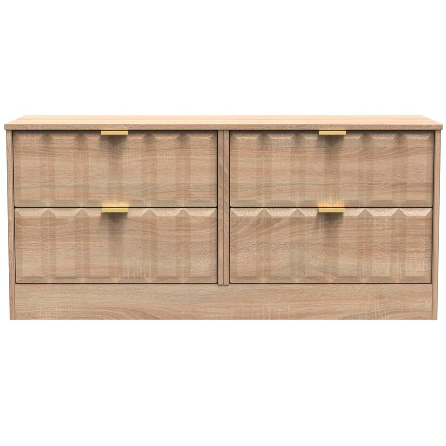 New York 4 Drawer Bed Box with Gold Handles