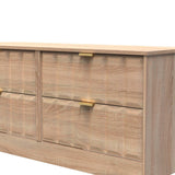 New York 4 Drawer Bed Box with Gold Handles
