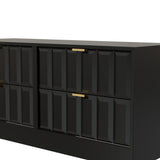 New York 4 Drawer Bed Box with Gold Handles
