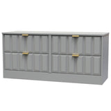 New York 4 Drawer Bed Box with Gold Handles