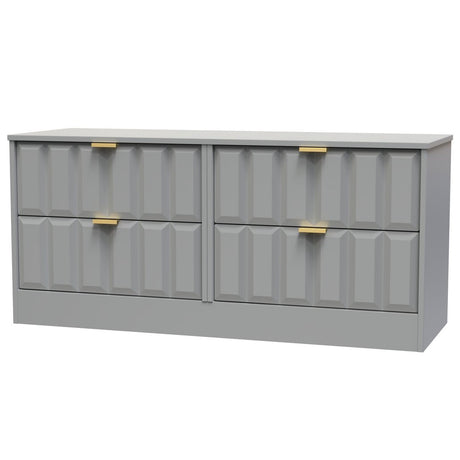 New York 4 Drawer Bed Box with Gold Handles