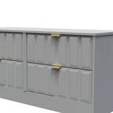 New York 4 Drawer Bed Box with Gold Handles