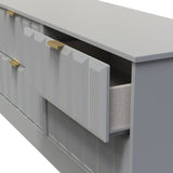 New York 4 Drawer Bed Box with Gold Handles