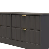 New York 4 Drawer Bed Box with Gold Handles