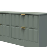 New York 4 Drawer Bed Box with Gold Handles
