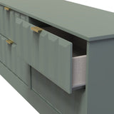 New York 4 Drawer Bed Box with Gold Handles