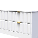 New York 4 Drawer Bed Box with Gold Handles