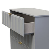 New York 3 Drawer Deep Chest with Gold Handles