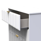 New York 3 Drawer Deep Chest with Gold Handles