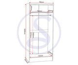 Nevada 2 Door Double Wardrobe