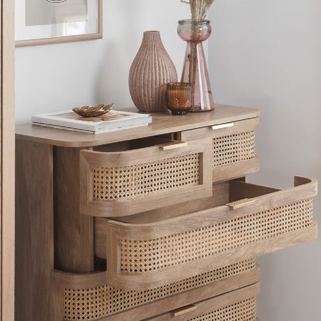 Noah Rattan 5 Drawer Chest