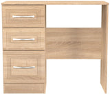 Dorset 3 Drawer Single Pedestal Dressing Table