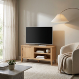 Hudson 1 Door Open Shelf Small TV Unit