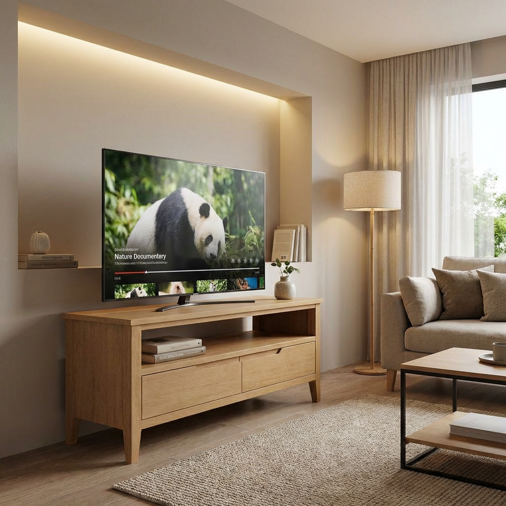 Hudson 2 Drawer Open Shelf TV Unit