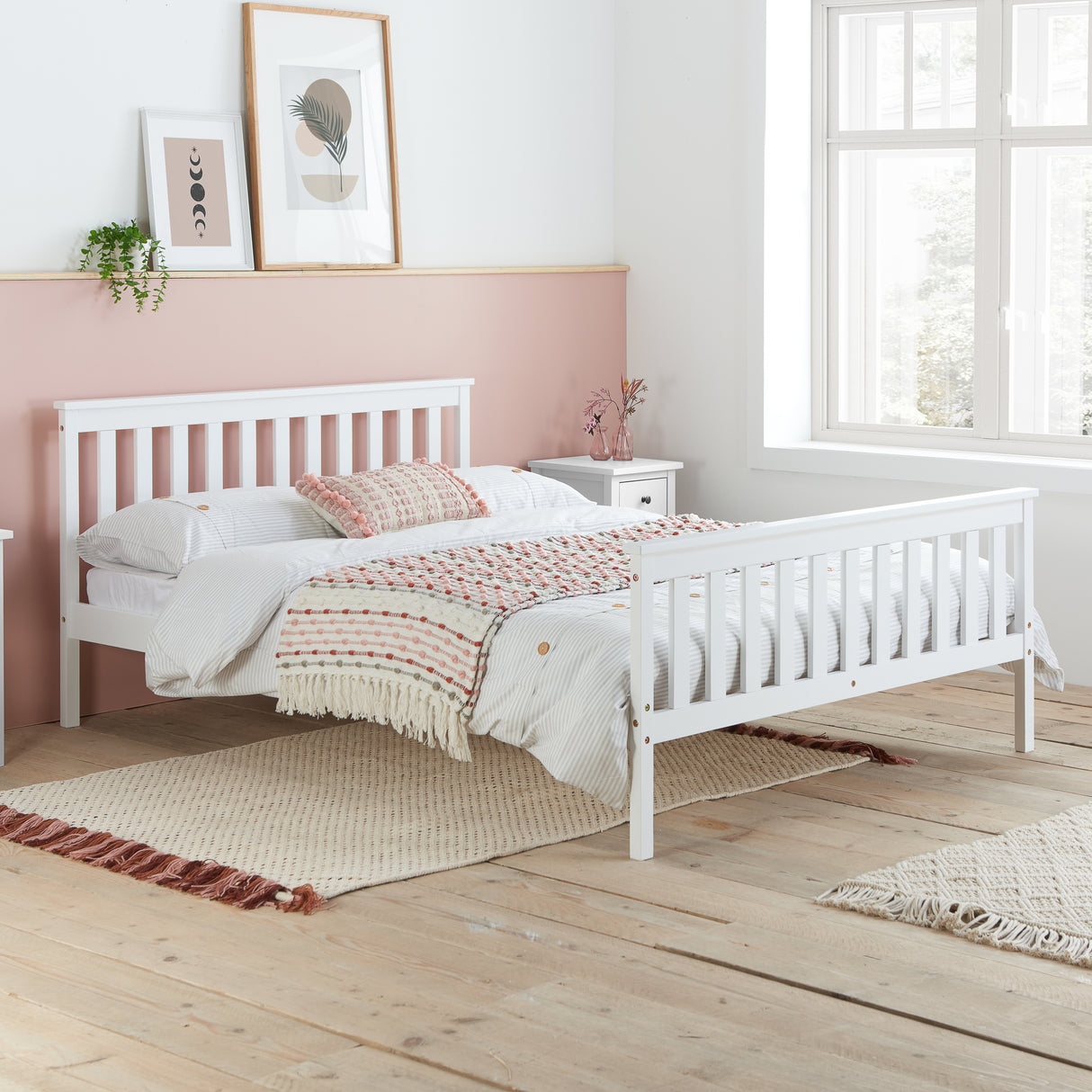 Oxford White Bed Frame