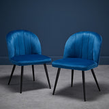 Orla Pair of Velvet Dining Chairs