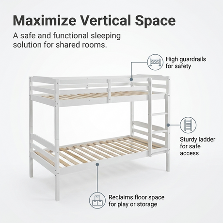 Oslo 3ft Single Kids Bunk Bed
