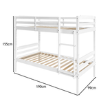 Oslo 3ft Single Kids Bunk Bed