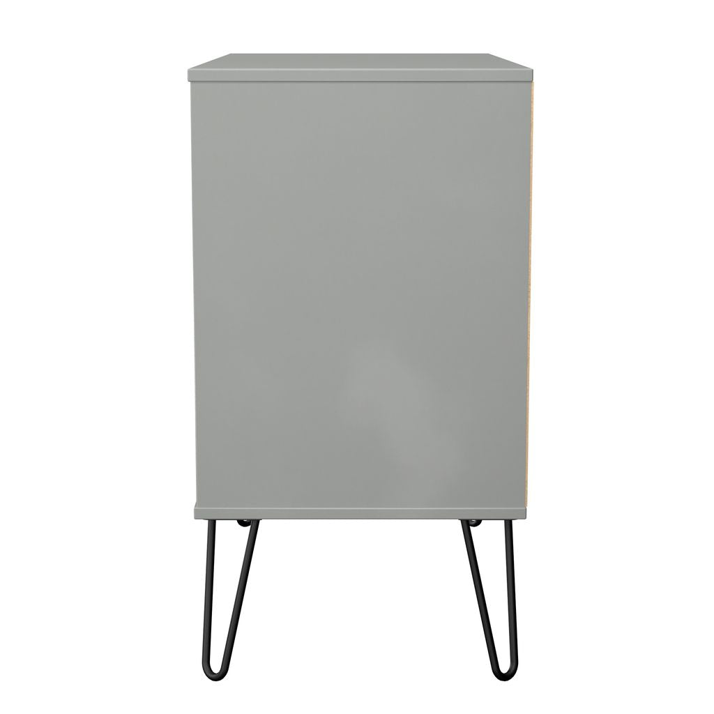 Harlequin 3 Drawer Chest with Black Hairpin Legs