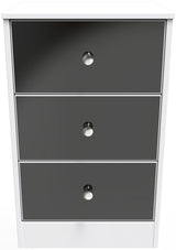 Pastel 3 Drawer Bedside Table