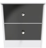 Padstow 2 Drawer Bedside Table