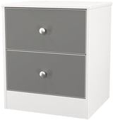 Padstow 2 Drawer Bedside Table