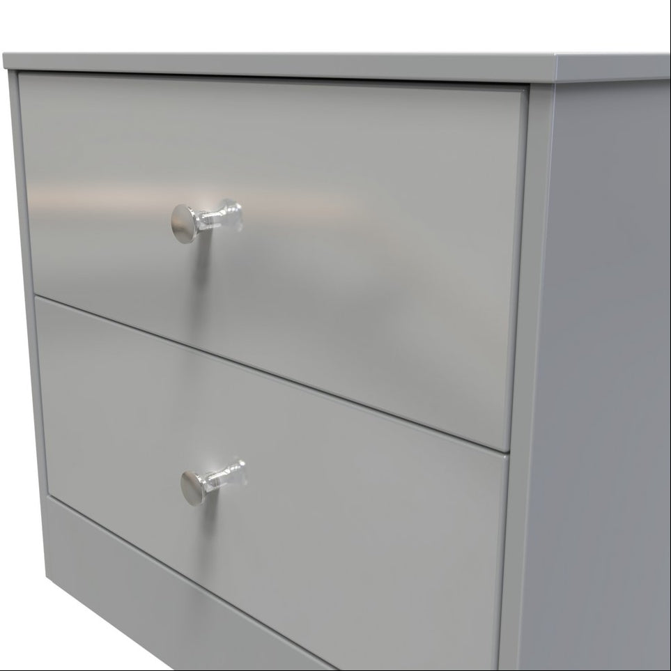 Pastel 2 Drawer Midi Chest Dresser