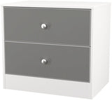 Pastel 2 Drawer Midi Chest Dresser