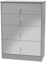 Pastel 4 Drawer Deep Chest Dresser