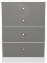 Pastel 4 Drawer Deep Chest Dresser