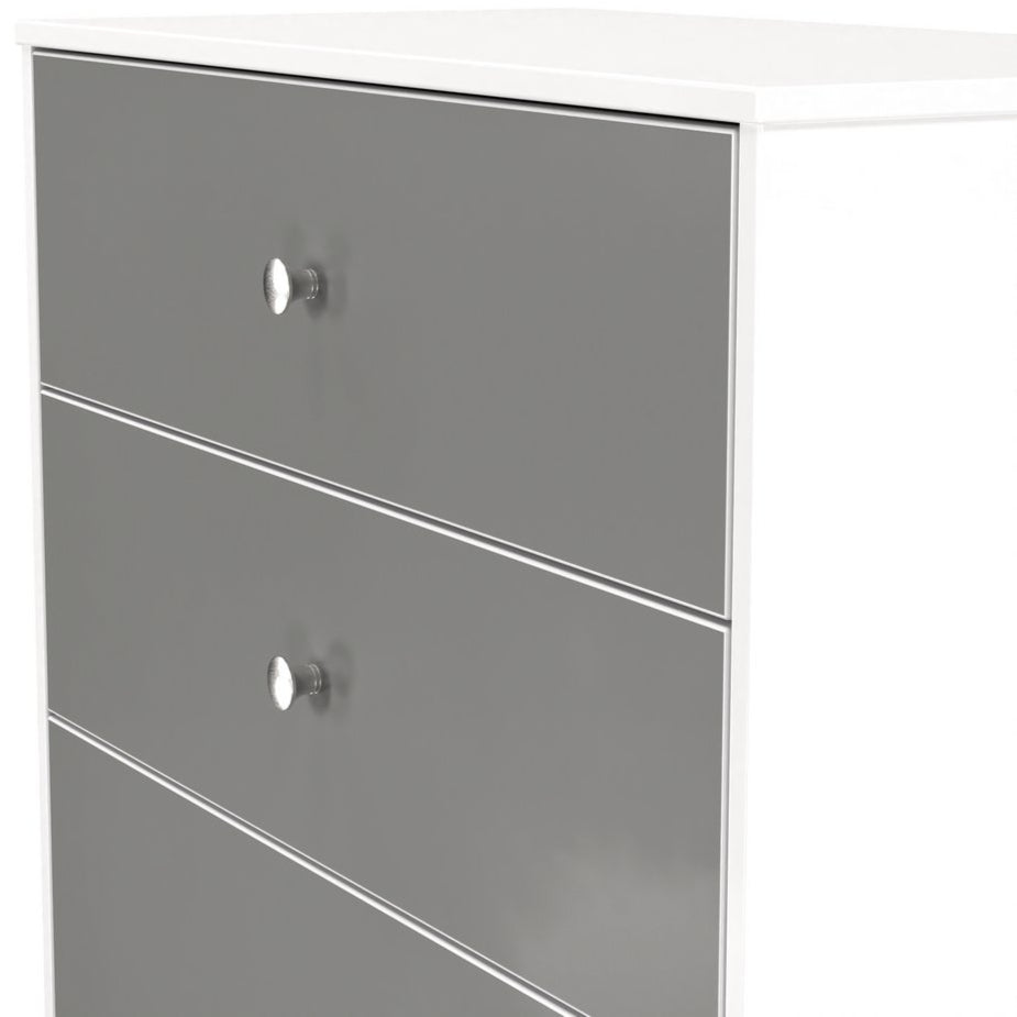 Pastel 4 Drawer Deep Chest Dresser