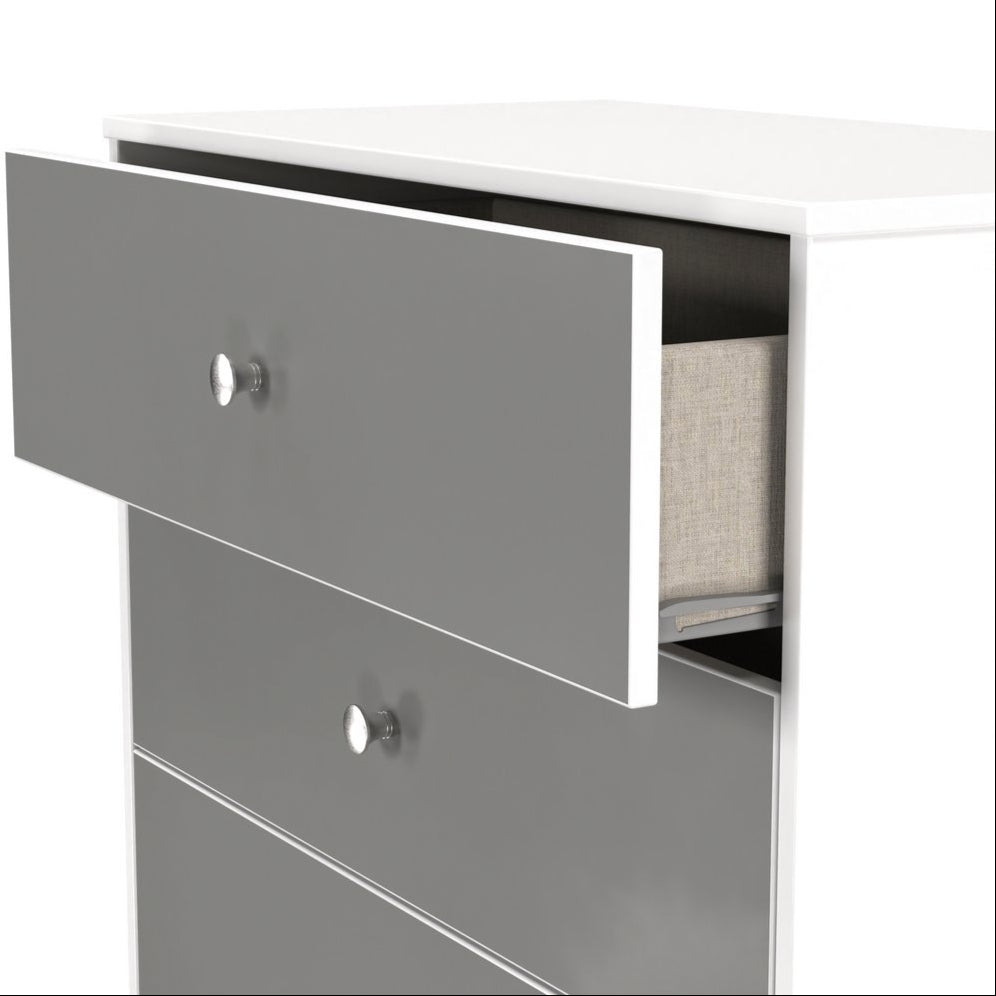 Pastel 4 Drawer Deep Chest Dresser