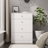 Pastel 4 Drawer Deep Chest Dresser