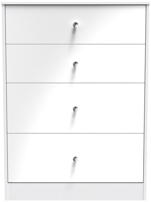 Pastel 4 Drawer Deep Chest Dresser