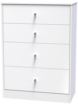 Pastel 4 Drawer Deep Chest Dresser