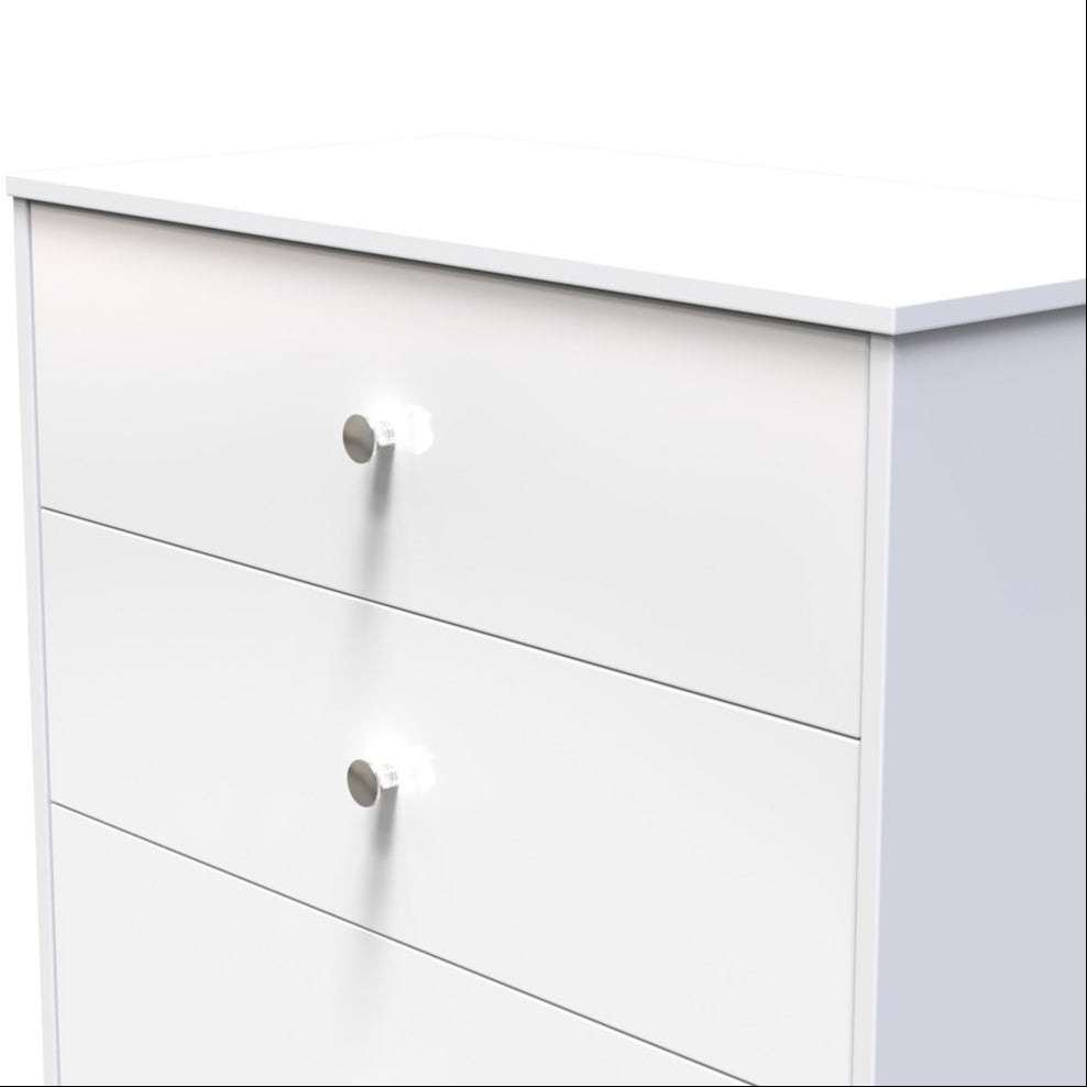 Pastel 4 Drawer Deep Chest Dresser