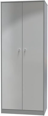 Pastel Tall 2 Door Double Wardrobe