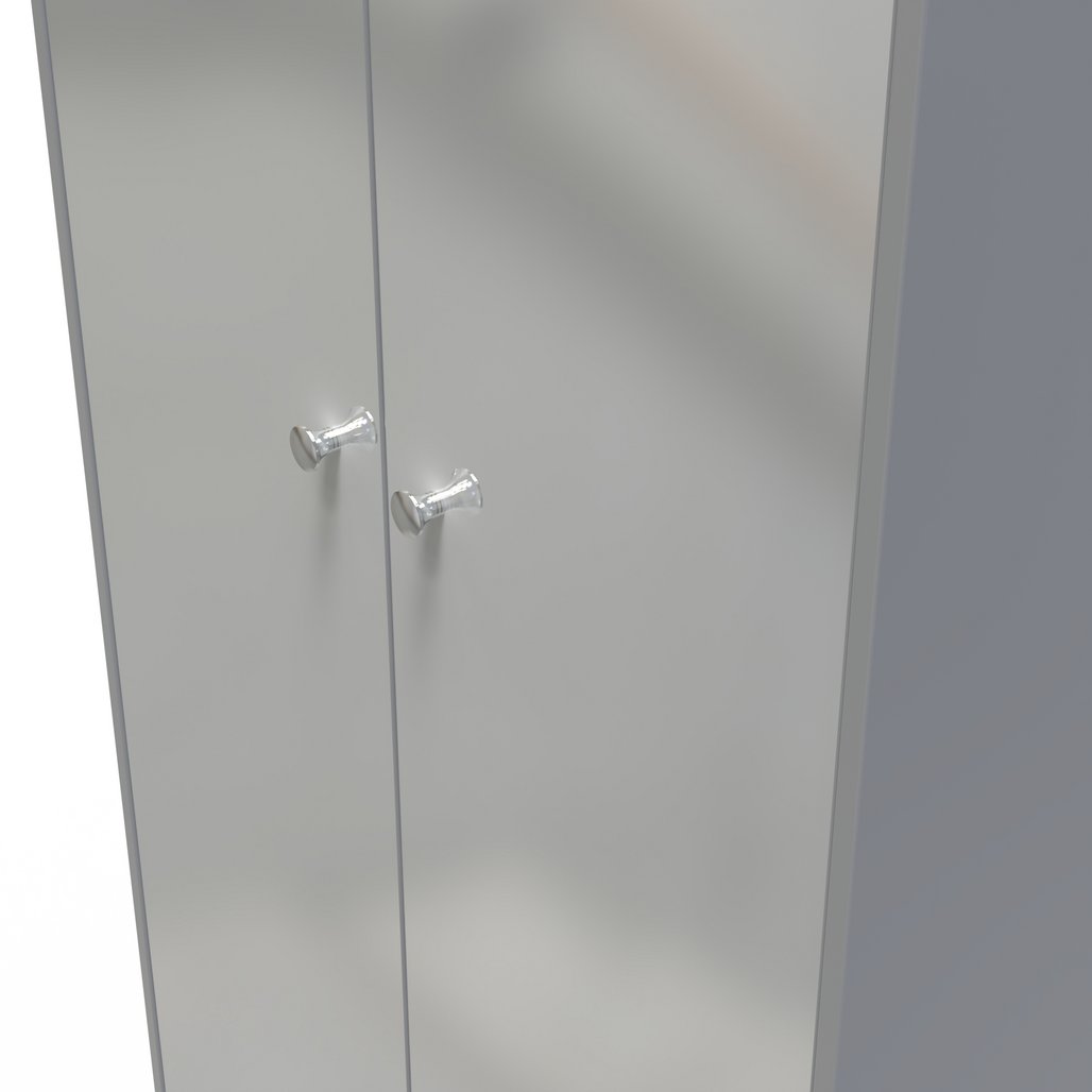Pastel Tall 2 Door Double Wardrobe