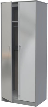 Pastel Tall 2 Door Double Wardrobe