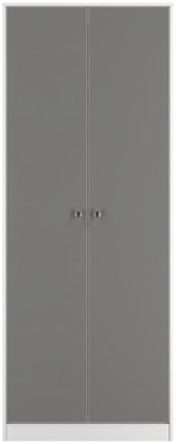 Pastel Tall 2 Door Double Wardrobe