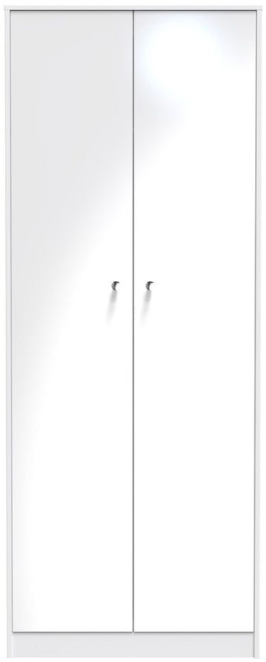 Pastel Tall 2 Door Double Wardrobe