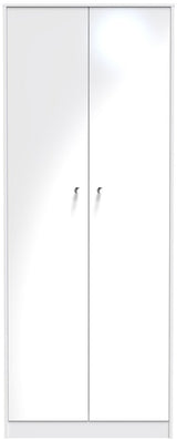 Pastel Tall 2 Door Double Wardrobe