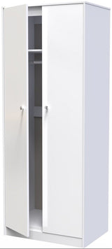Pastel Tall 2 Door Double Wardrobe