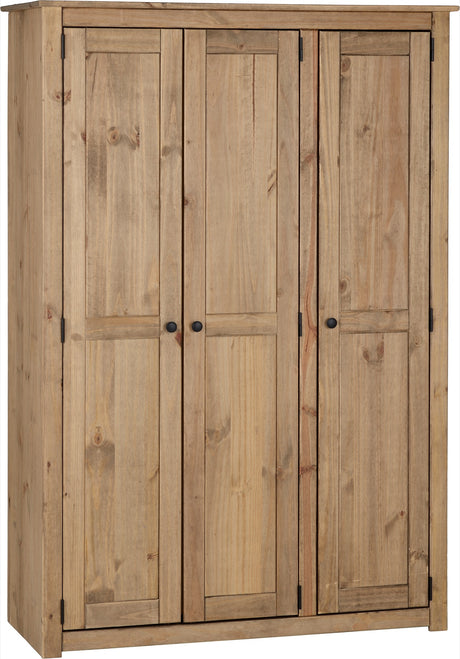 Panama Pine 3 Door Wardrobe