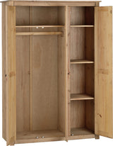 Panama Pine 3 Door Wardrobe