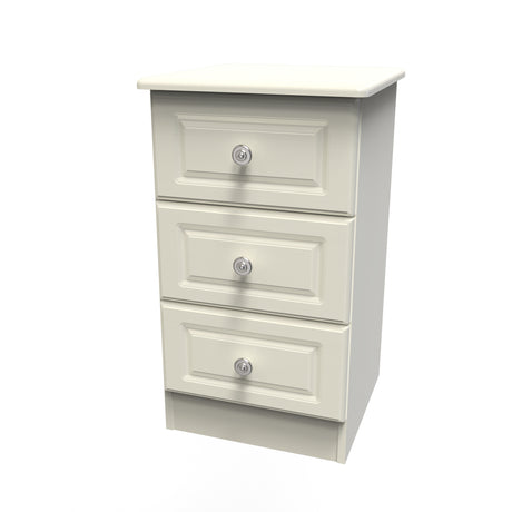 Pembroke 3 Drawer Bedside Cabinet