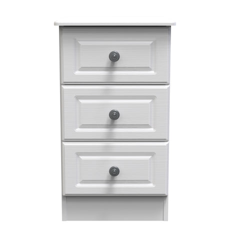 Pembroke 3 Drawer Bedside Cabinet